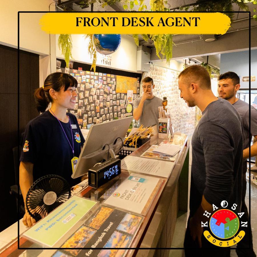 Khao San Social Capsule Hostel Бангкок Экстерьер фото